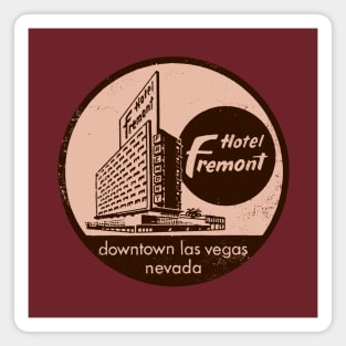 Retro Vintage Fremont Hotel and Casino Las Vegas Magnet